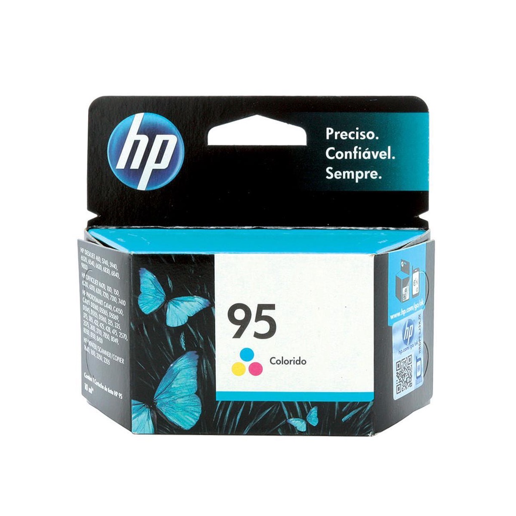 CARTUCHO ORIGINAL HP 95 COLORIDO C8766WL (VENCIDO) | Shopee Brasil