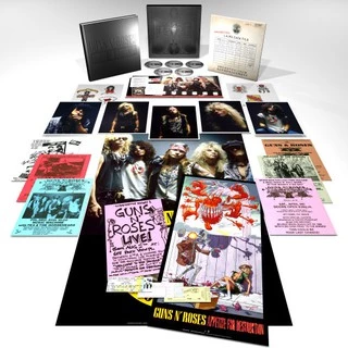 Box 4 CDs + Bluray Guns n Roses - Appetite For Destruction Super Deluxe Box 5 Bônus 5 Vídeos