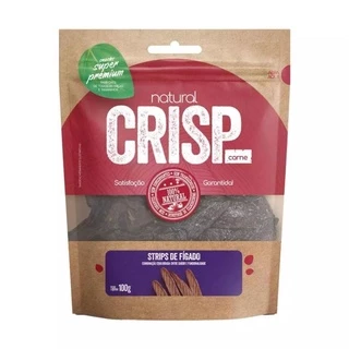 Petisco Natural Crisp Strips De Fígado Para Cães 100G