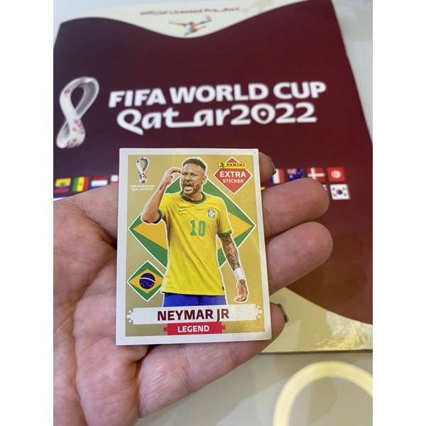 Figurinha Rara Ouro Copa 2022 Original Super Promoção, figurinha