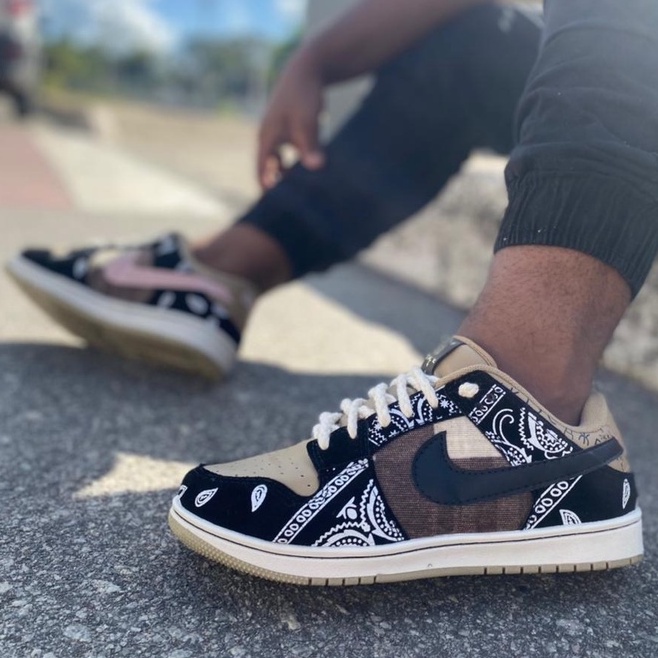 Tênis Masculino SB Dunk Low Tenis Travis Scott Importado