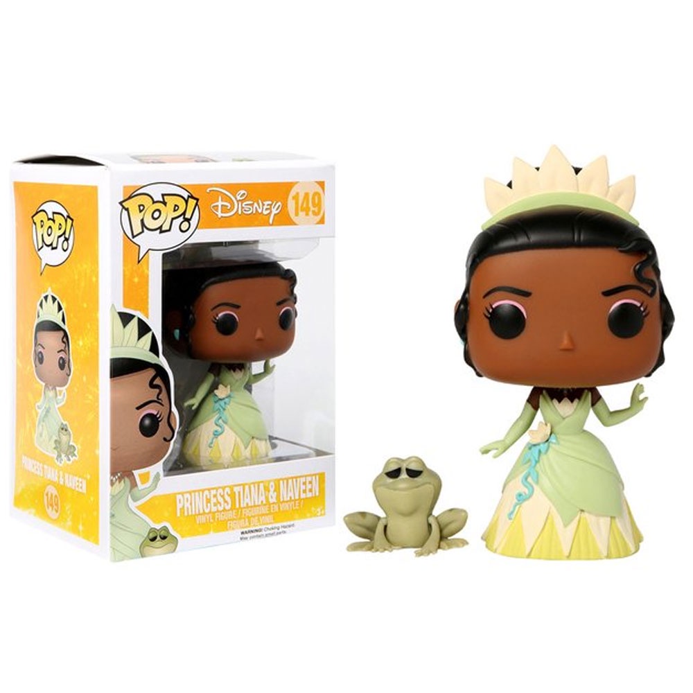 Funko Pop! Disney Princess: Tiana & Naveen Glitter Exclusivo Boxlunch - A  Princesa E O Sapo - #149