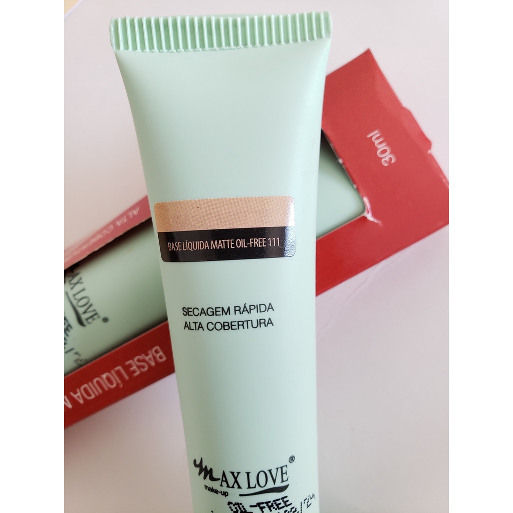 Base Liquida Matte Oil Free da Max Love | Shopee Brasil