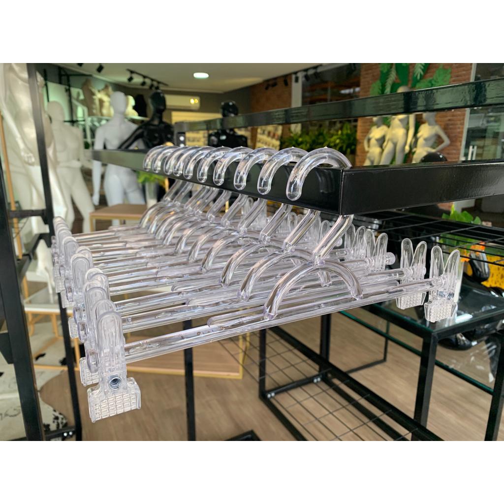 cabide acrilico com presilha​