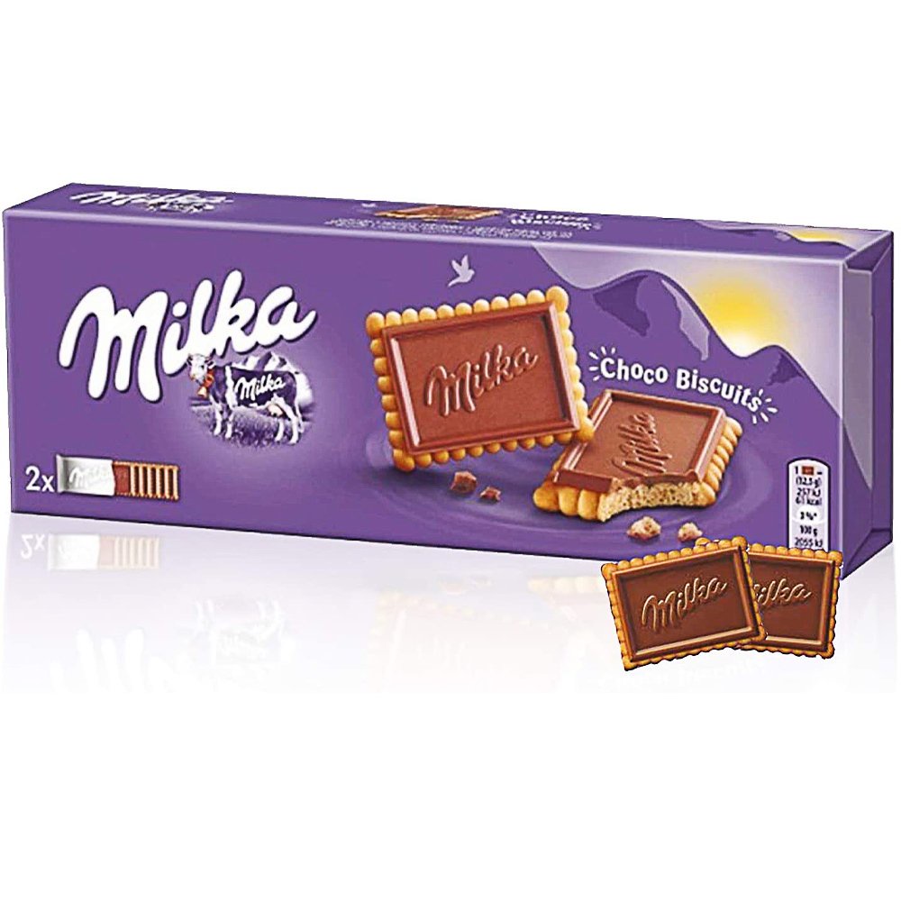 Biscoito Milka Choco Biscuit Recheado Chocolate 150g | Shopee Brasil