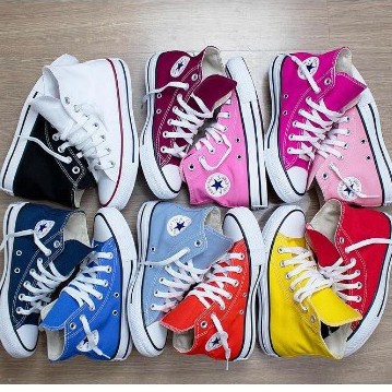 Tênis Converse All Star Cano Alto Infantil - Bege - Botinha - Rock