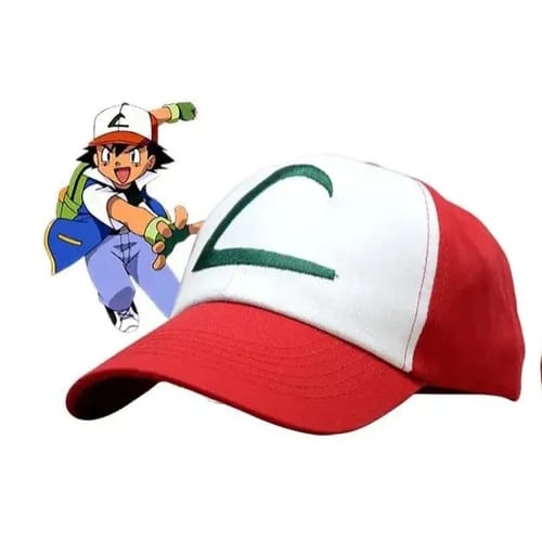 Boné Pokemon Ash Ketchum Bordado