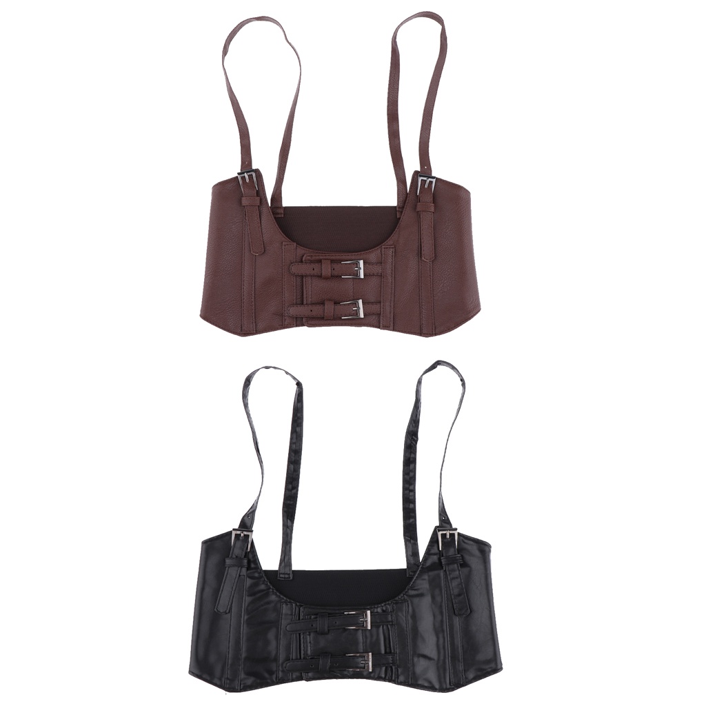 Brdolity1 Espartilho Feminino De Couro Steampunk