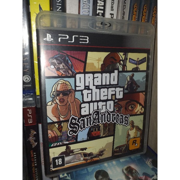 Jogo PS3 GTA San Andreas
