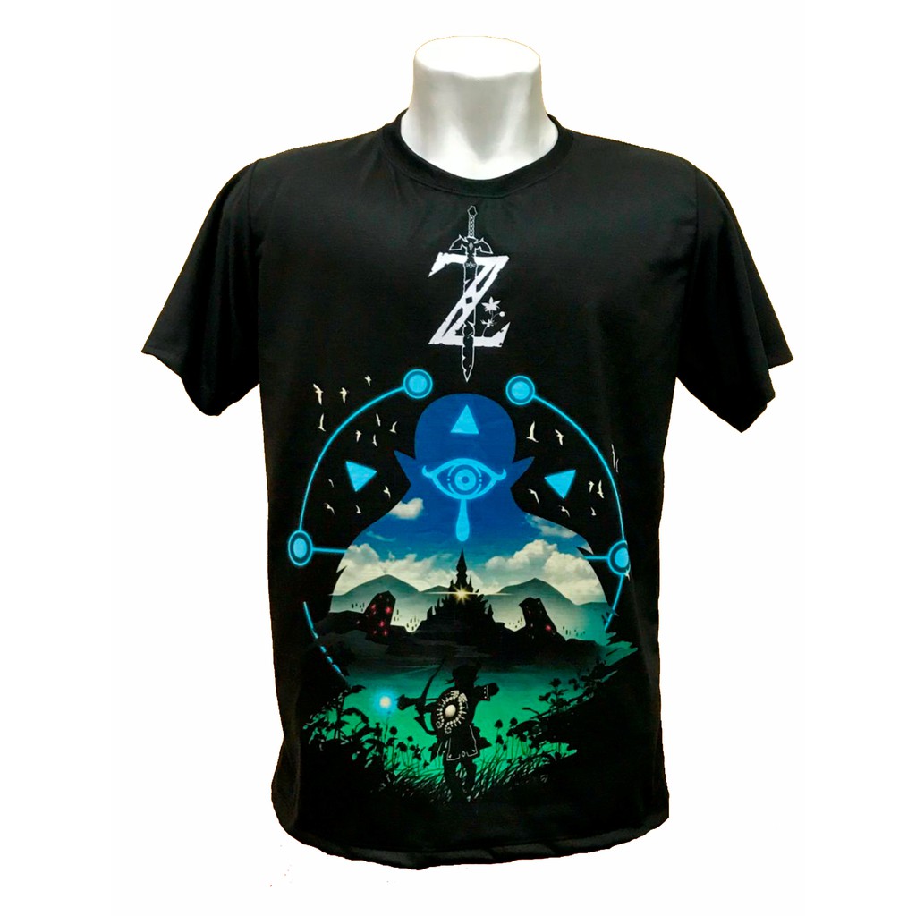 Camiseta The Legends of Zelda Breath of The Wild videogame geek nerd Shopee Brasil