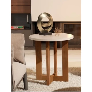 Mesa Lateral Luxo Redonda 8002 - Cores