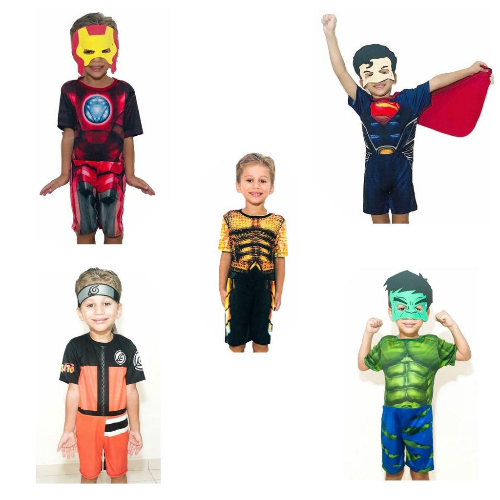 Roupas de super herois best sale para bebe