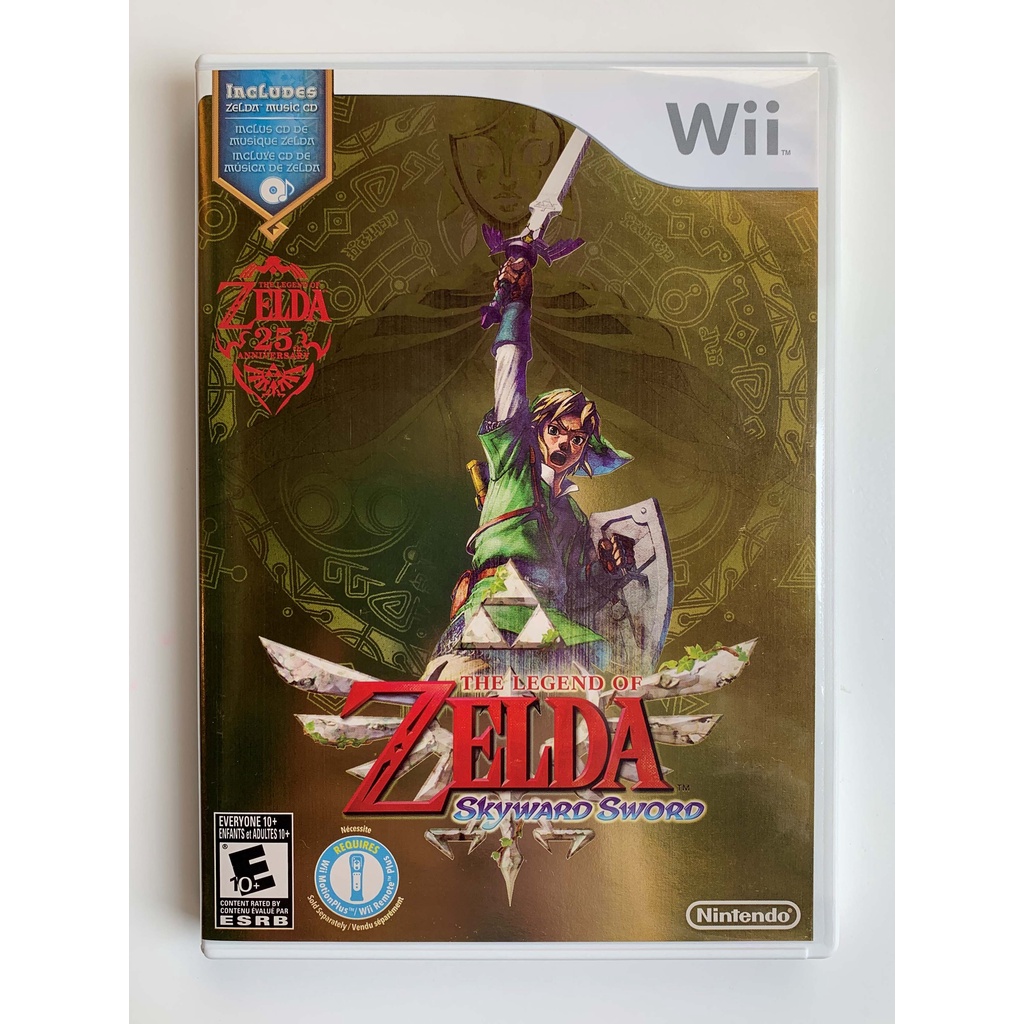 Jogo Zelda The Legend Of Zelda Wii 25 Anniversary Shopee Brasil