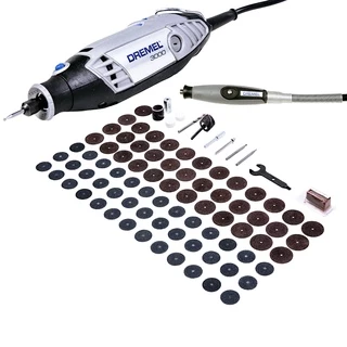 Dremel 3000 com Eixo Flexível e 82 Acessórios Micro Retífica