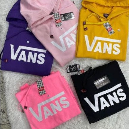 Blusa moletom best sale vans feminina