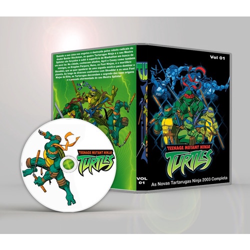 Dvd As Novas Tartarugas Ninjas 2003 Completo | Shopee Brasil