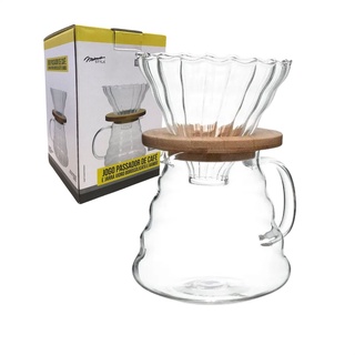 jarra-de-vidro-para-servir-cafe-hario-preto-700ml - Outlet do Café