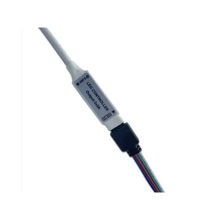 Kit Controle + Controladora Fita Led Rgb 1 Via 5050 E