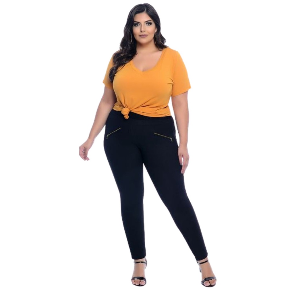 Calça de gorgurão plus sales size