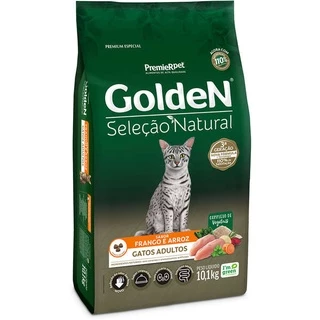 Ração Golden Seleção Natural para Gatos Adultos 10,1kg