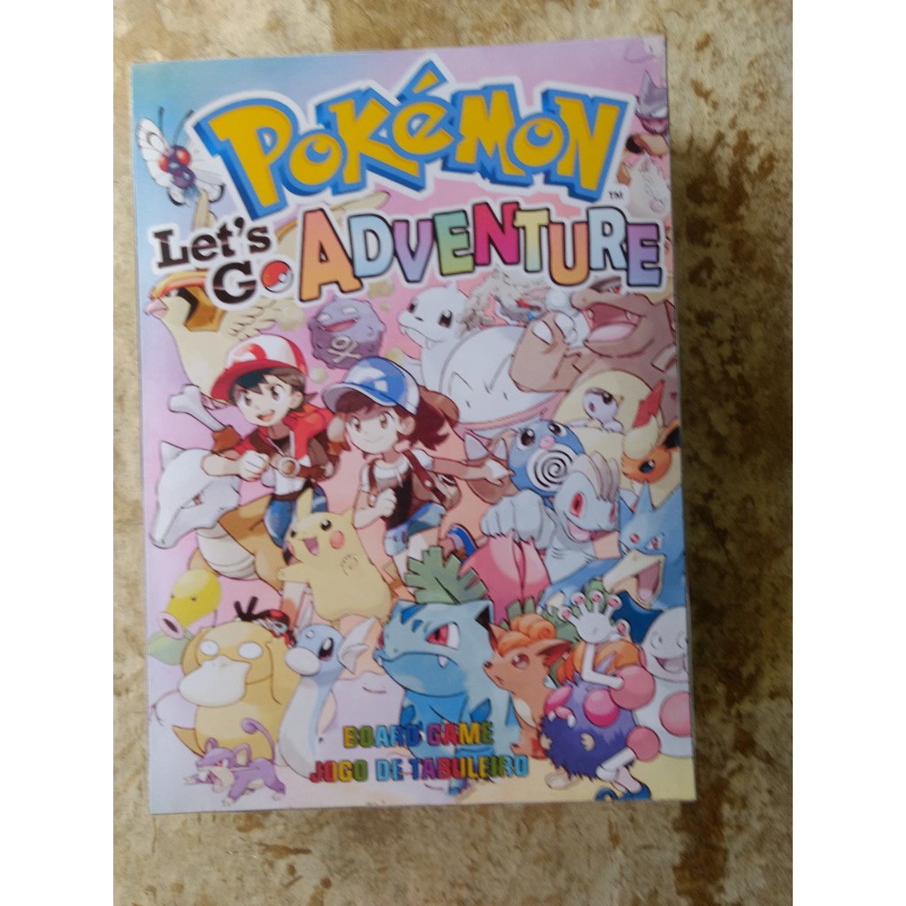 Pokemon Lets go Adventure Board Game - versao atualizada | Shopee