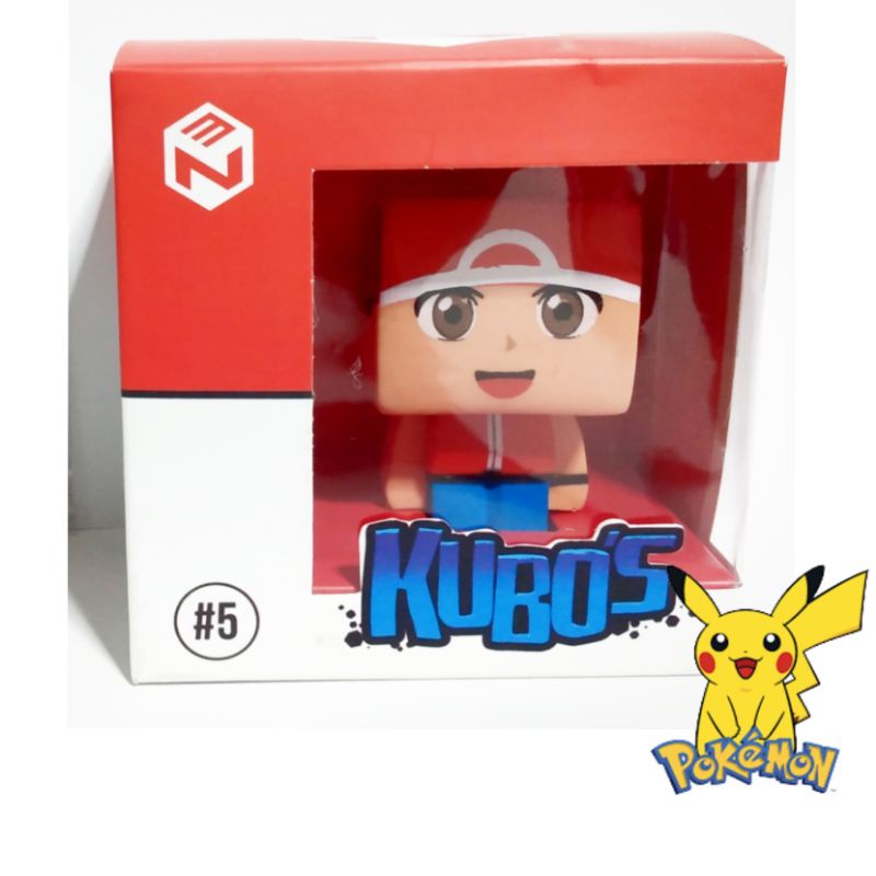 Action figure Red Pokemon Kubos nerd ao cubo #5 Nintendo | Shopee Brasil
