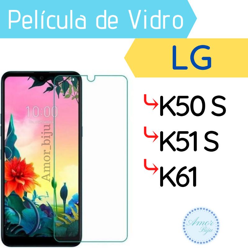 Película De Vidro LG K50 S / K51 S/K 52/ K61 Protetor De Tela Celular Smartphone I.331893376