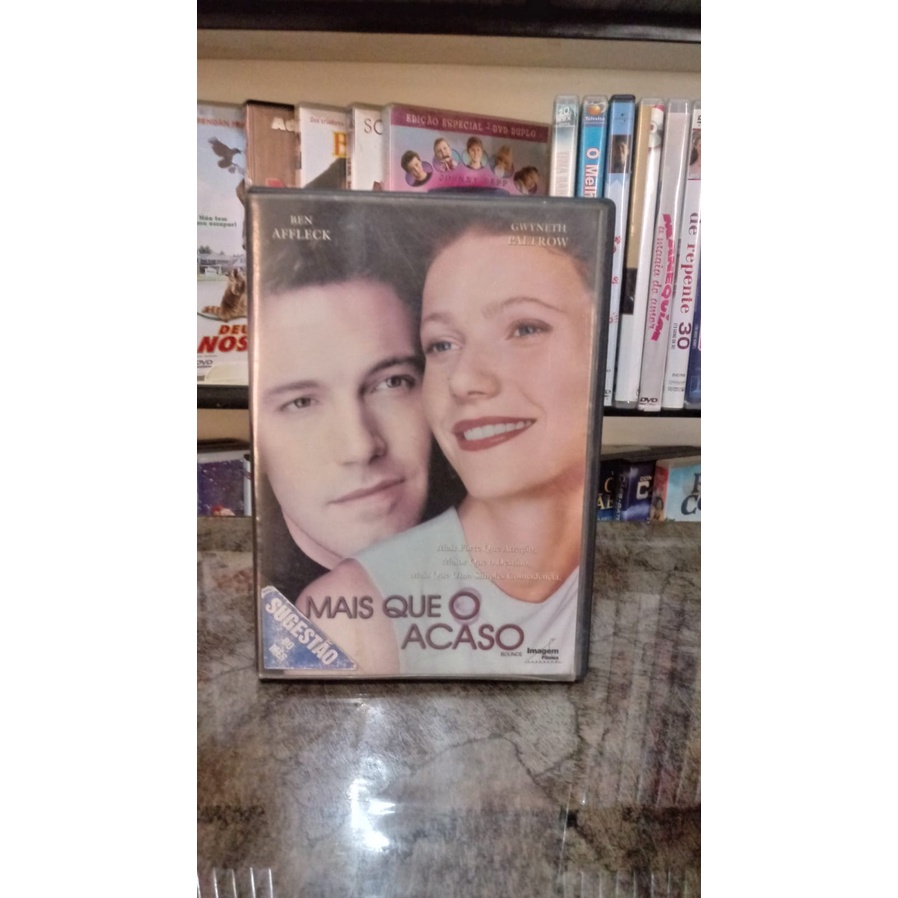 Dvd Filme Mais Que O Acaso (ben Affleck) Original Shopee Brasil