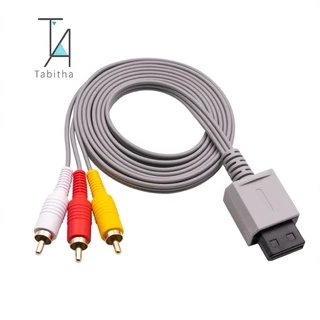 Tabitha Cabo Av Universal Para Nintendo Wii Console Controlador De Áudio E Vídeo Composto Vai