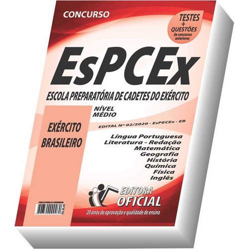 Apostila Espcex - Escola De Cadetes Do Exército | Shopee Brasil