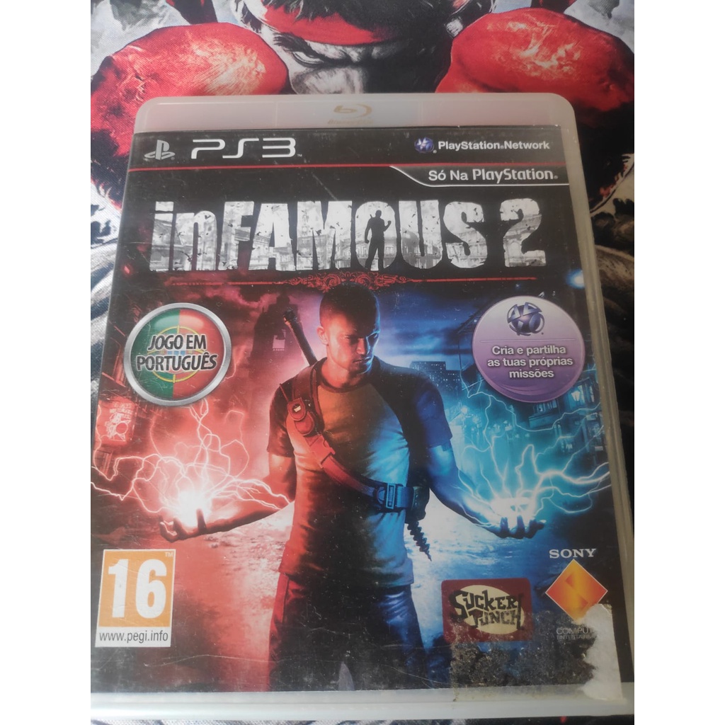 Jogo Infamous 2 - Ps3 - Mídia Física - Dublado Em Português