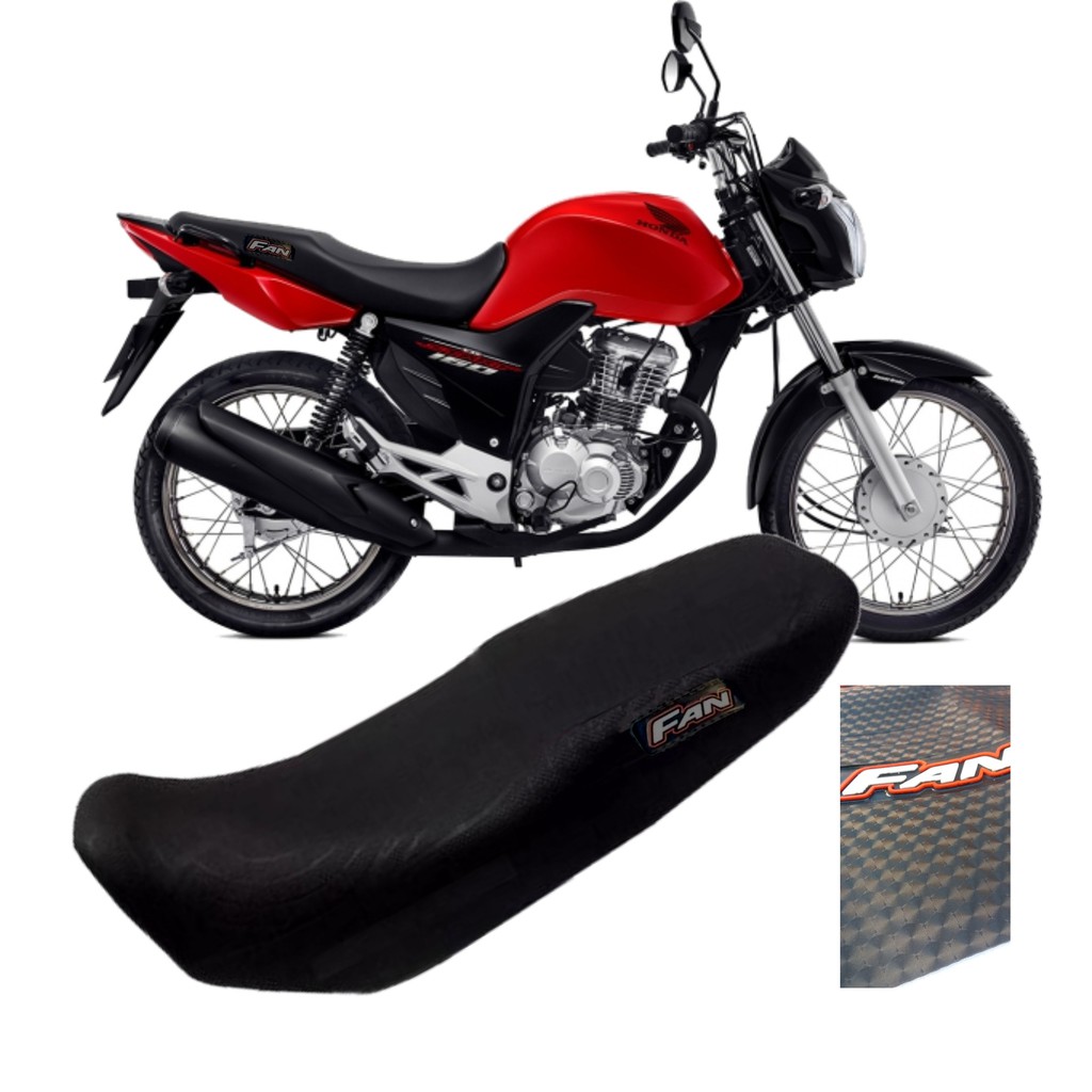 Capa Banco Moto Emborrachada D Honda Fan Shopee Brasil