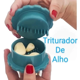 Triturador de alho manual amassador moedor em Oferta na Shopee