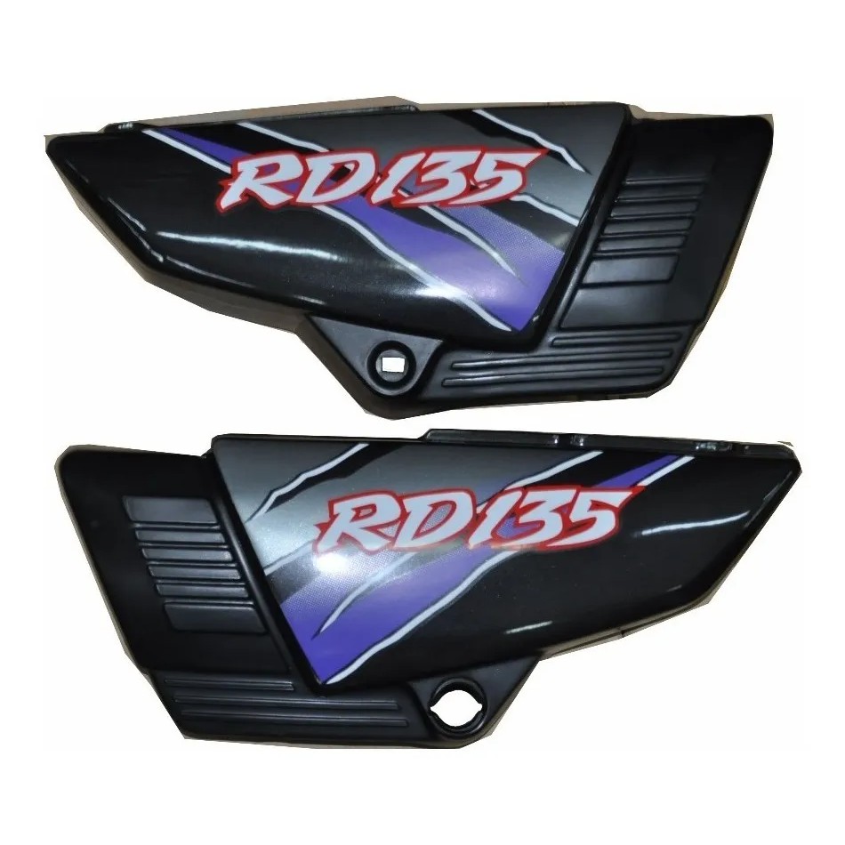 Tampa Lateral Yamaha Rd 125 135 Com Adesivo Preto 94 | Shopee Brasil
