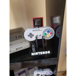 Suporte stand exposição controle snes super nitendo e nes nintendinho em impressão 3d