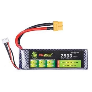 BAT Lipo 11.1V 2800MHA 40C AEROMODELO AVIAO 2200MAH