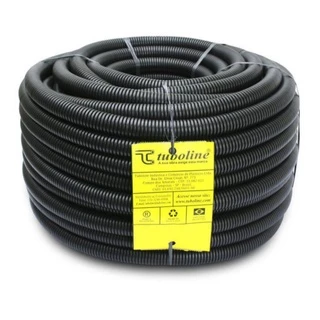 Conduite Eletroduto Corrugado Preto DN25 - 3/4 x 50m