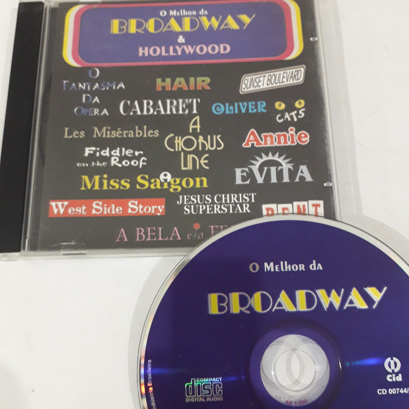 Cd - O MELHOR DA BROADWAY - Soundtrack - Trilha Sonora Original ...