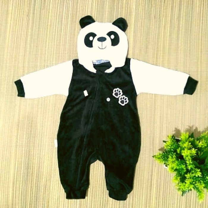 Macacão de urso store panda