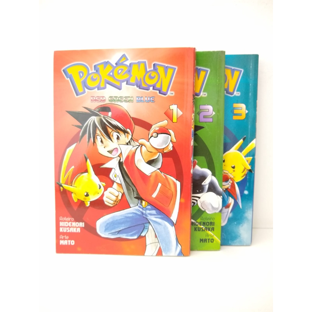Terceiro volume de Pokémon Red Green Blue já está disponível
