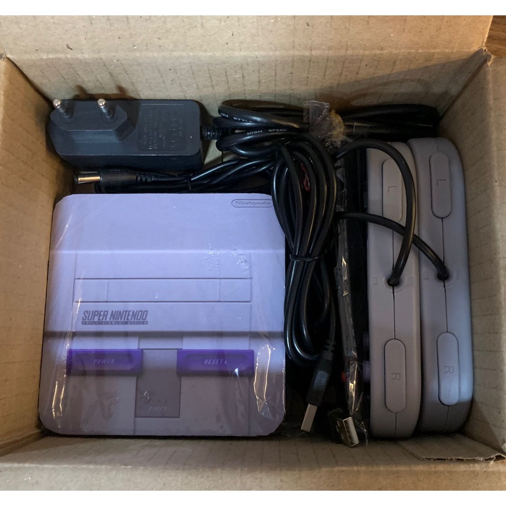 Mini Console Retro Gamer Super Nintendo 93 Mil Jogos + 2 Controles ...