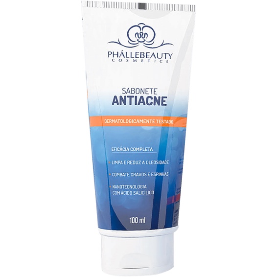 Sabonete Facial Antiacne 100ml PhálleBeauty PH0554