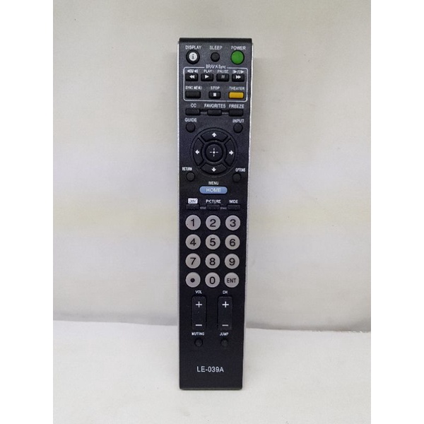 Controle Remoto Para TV LCD Sony RMYD023 (LE39A) Shopee Brasil