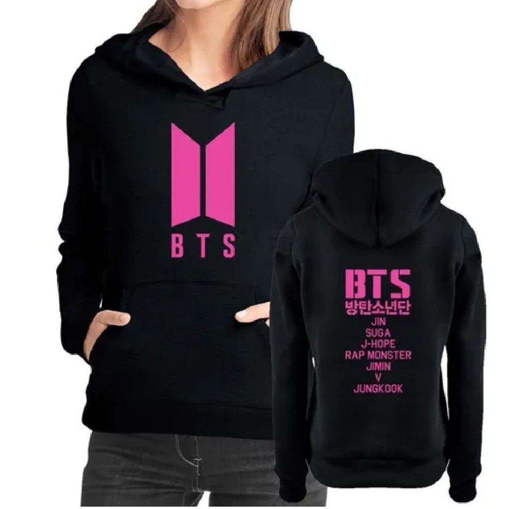 Moletom feminino dos store bts