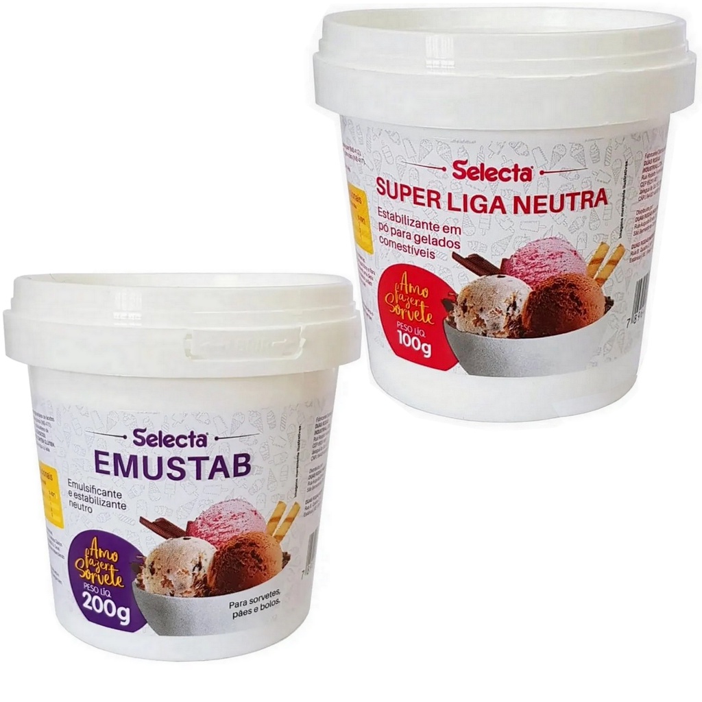 EMUSTAB Emulsificante E Estabilizante Neutro Selecta + LIGA NEUTRA Selecta