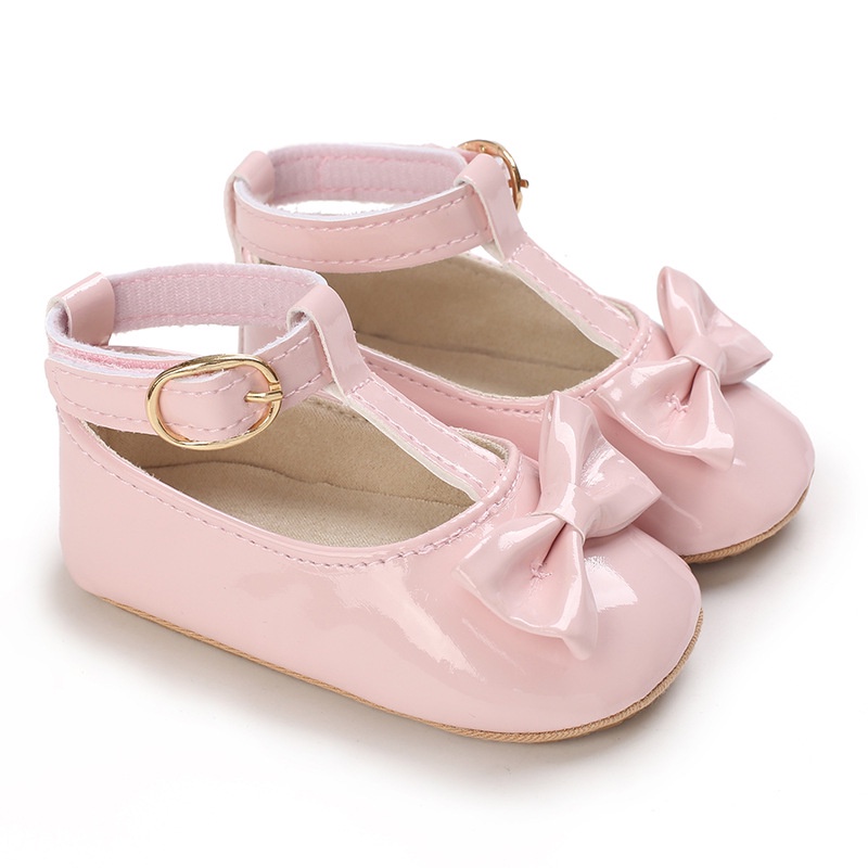 Sapato De Couro Branco Brilhante Para Bebê/Menina/1 Ano De Idade De ...