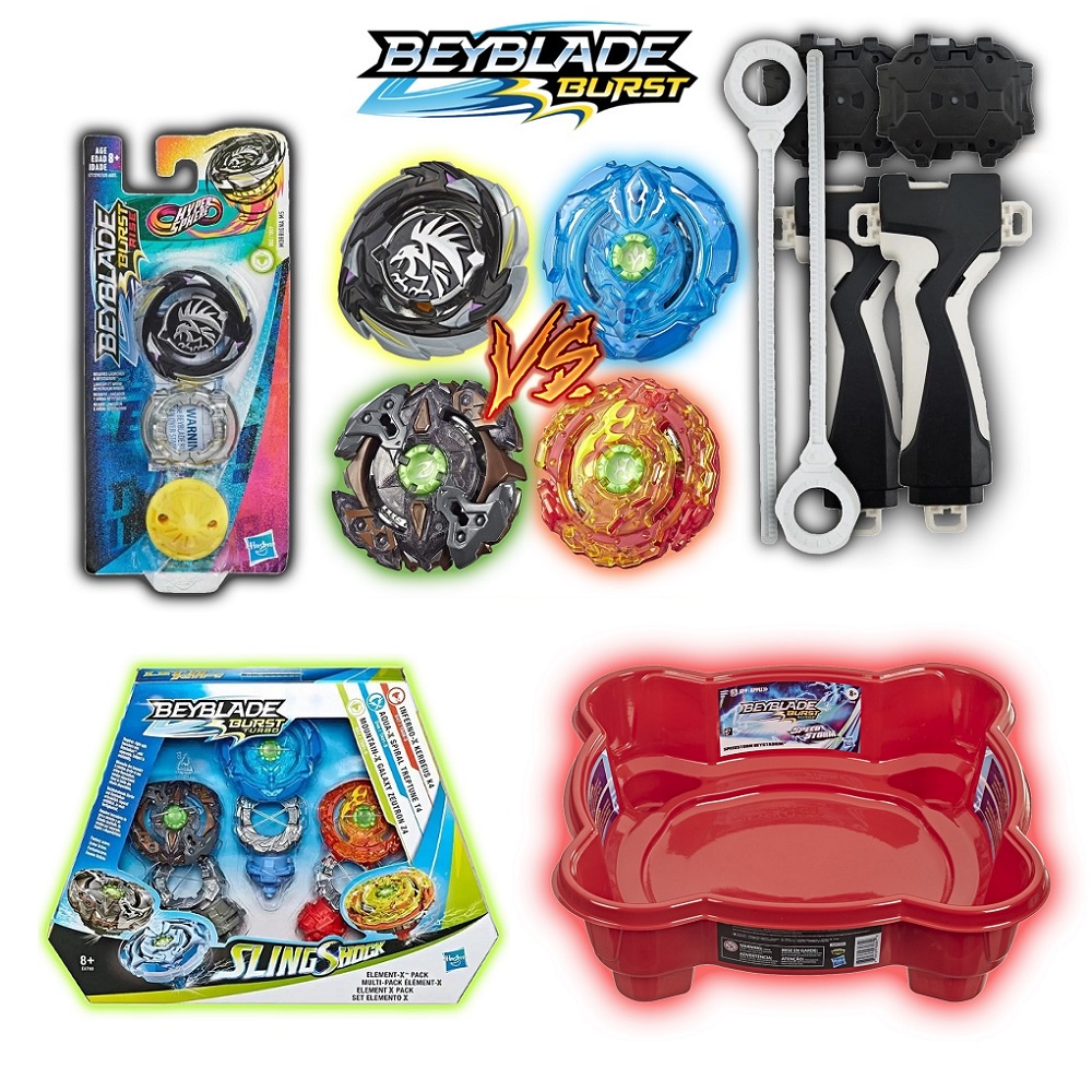 Pião de Batalha - Beyblade Burst Slingshock - Multipack Element-X