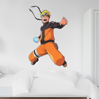 Adesivo De Parede Anime Naruto Mangá Personagens 8,5m² Nrt28