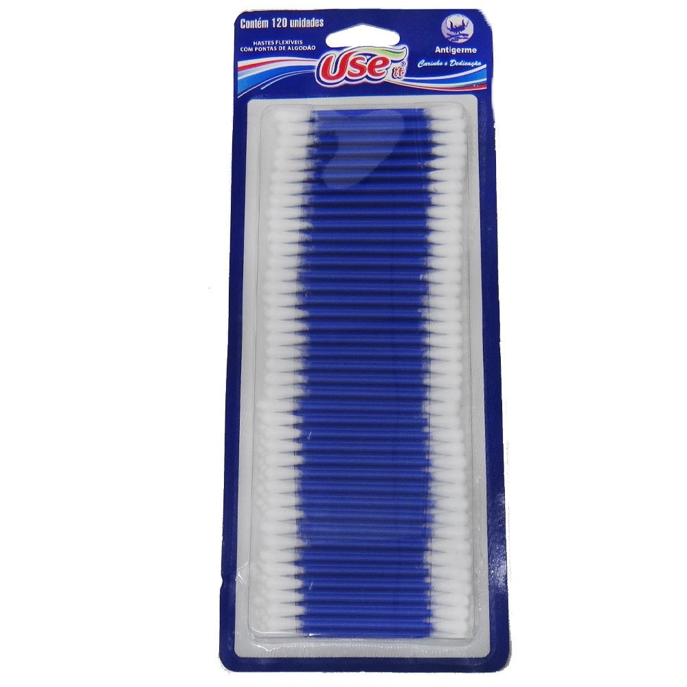Hastes Flexíveis Use It com 100 e 120 Unidades