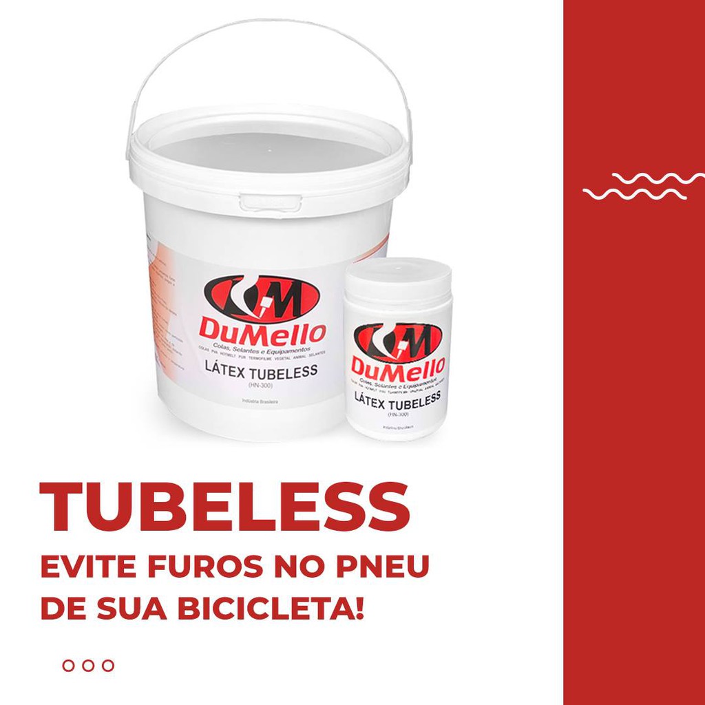 Selante Dumello - Pneu Bike Tubeless - 1 Kg Alta Qualidade